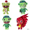 Süße Happy Tree Friends Plüschpuppe Kawaii Cartoon Anime Plüschtiere Flakey Flippy Weiches Kissen Raumdekor Puppe Geschenk für Jungen Mädchen 220517