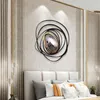 Wall Stickers Sticker Crafts Modern Wrought IronWall Hanging Ornaments 3D Home Livingroom Bedroom Sofa Mural Mirror Decoration Cafe