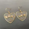 Dangle Lustre Vintage Boucles D'oreilles Géométrique Fleur Sèche Pour Femmes Fille BOHO Résine Goutte Brincos Mode Tortue BijouxDangle Mi218O