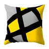 Almofada/travesseiro decorativo frigg 100% algodão amarelo a veludo impresso Nórdico Capa de almofada geométrica Sofá decorativo decoração de casa caseecushio