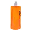 Bicchieri per bottiglie d'acqua pieghevoli ultraleggeri portatili in silicone Forniture per sport all'aria aperta Escursionismo Campeggio Boccetta morbida Acqua