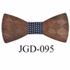 Boogbladen sitonjwly mode houten bowtie voor heren pakken heren handgemaakt houten feest vlinder stropdas man accessoirebow emel2222