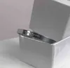 PyC Margiela Style titanium steel frosted reverse couple MM6 open simple Bracelet177P9019508