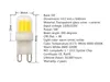 DIMMABLE G9 LED Light Bulb 5W AC 110V 220V COB 1511 LED Lamp for Chandelier Sewing Machine H220428