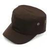 ベレー帽Mistdawn Summer Unisex Armiar Cap Cadet Hat Outdoor Baseball Driving調整可能なBeretberets Wend22