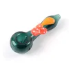 Mushroom Heady Glass Pipes Smoking Pipe Tobacco Spoon Oil Burner Bubbler Colorful Hand Pipe