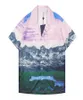 Polo de diseño de lujo Polo para hombre Fashion Geométrico impresión de bolos Bowling Shirtwaii Floral Camisetas casuales hombres Variedad de manga corta
