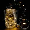 6st Solar Mason Jar Lights 20 LED Hanging String Fairy Solars Lantern Light for Outdoor Patio Garden Yard och Lawn Decoration257T