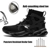الذكور العمل الأحذية غير قابلة للتدمير سلامة أحذية الرجال الصلب تو البزل واقية أحذية رياضية الكبار 220411