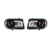 2 PCS Car Care لـ Chrysler 300C المصابيح الأمامية 2005-2010 300C مجموعة الأمام LED LED LID