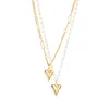 Small Heart Pendant Necklace Chain For Women Wedding Charm Fashion Jewelry