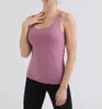 LU-MK-004 Yoga Vest Women's Whith Pad Chest Pad Morts European and American Quick-Diving Rottor Top Barge Size Live Top ، يرجى التحقق من مخطط الحجم للشراء