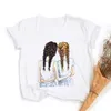 Vriend print t-shirts vrouwen casual 90s modetrend kleding grafisch t-shirt top vrouwelijke zomer korte mouw tee t-shirt cadeau 220506