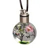 Interiördekorationer Bilhantverksdekoration Pendant Ornament Auto Dried Flower Fjäril Glass Ball Swing PendantInterior Decorations Interior