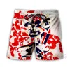 Shorts masculinos moda feminina/impressão 3d masculina engraçada kfc verão de praia de praia masculino rápido férias seco