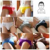 Underbyxor mäns trosor u-konvex mid-midja modal idrott koreanska personlighet byxor ungdom sommar tidvattnet mens bikini kortsunderpants