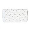 HBP Wallets Zero Wallet Female Rivet Zipper Card Coin Wallet Bag Pu Embroidered Line 220823