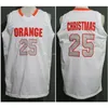 Nikivip Syracuse Orange College Rakeem Red Kerstmis #25 Retro Basketball Jersey Heren genaaid aangepaste nummernaam Jerseys