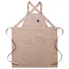 New Adjustable Professional Grade Chef Apron for Kitchen BBQ Tool Pockets woman Man Canvas Bib Quick Release Buckle M to XL 201007