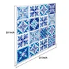 Wall Stickers 10-Pieces/pack 3D Sticky Tiles Peel And Stick Backsplash Kitchen Wallpaper 10x10"inch