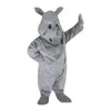 2022 Brand New Hot Rhino Mascot Traje Personagem Adulto Sz