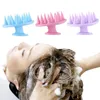 Silicone shampoo scalp hair massager-shampoo massage comb bath brush scalp-massager hair-shower brush combs care tool