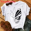 Japońskie anime wybielają T Shirt Men Kawaii Kurosaki Tees graficzne Tees Zabawne harajuku kreskówka Zaraki Kenpachi T Koszulki Mężczyzna 220712