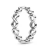 Дизайнерское кольцо Новое высококачественное популярное 925 серебряное серебро дешевое розовое золото.