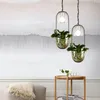 مصابيح قلادة LED LED COPPER COPPER COLLS COLL CORL LAMPES SPANDUES NORDIC DERICATION HOME غرفة المعيشة ديكورن