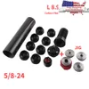 8.9''L 1.85''OD carbon fiber tube 1/2-28 or 5/8-24 aluminum Cups for engine mounts Kit With jig