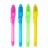 Individual Blister Card Pack Pen For Each Light UV Pen With Ultra Violet Lights Invisibles Ink Multi Function Pens