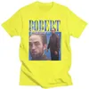 Varumärkesdesigner T-shirt Robert Pattinson vintage unisex svart tshirt män överdimensionerad grafik s 100% bomullst-shirt man kvinna tees