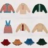 Misha et Puff Kids Girls Vintage Pulls en tricot Belle enfant Tops d'hiver Petite fille Fasion Pulls et jupes Misha Puff LJ201128