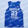 New BYU Brigham Young Cougars Maglia da basket NCAA College Jimmer Fredette Alex Barcello Te'Jon Lucas Spencer Johnson Gavin Baxter Caleb