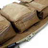 Paquetes de día 2022 Ataque táctico Backplane Chaleco militar Chaleco Zipper Bag Non Reflective Cordura Tela