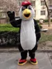 Costumi della mascotte del pinguino di prestazione Abiti del personaggio dei cartoni animati di Halloween Natale Vestito pubblicitario Vestito da carnevale unisex per adulti