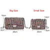 FunMardi Luxury Woolen Crossbody per il marchio della catena delle spalle Women trapunted Lady Small Bag Female WLHB1805