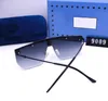 Designer Sunglasses Fashion Summer Beach Glasses Full Frame Letter Rectangle Design for Man Woman 8 Optional High Quality