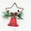 Рождественские украшения Bell Red White Green Metal Dingle Bells дерево висячие подвесные украшения орнамента для Homechristmes