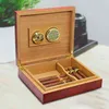 20 Räkna Cedar Wood Cigar Humidor Humidifier med Hygrometer Case Box med fuktgivande enhet Cigaretttillbehör C01165200529