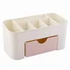 Storage Boxes & Bins Cosmetic Case With Drawer Makeup Jewelry Stationery Sundries Organizers For Desk Space Saver Plastic OrganizerStorage