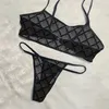 Letras de lingerie feminina lingerie bordados sets sexy veja através de arame sem roupa contínua insignificante vintage verão fino feminina