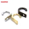 NAIERDI 30PCS Small Antique Hooks Wall Hanger Curved Buckle Horn Lock Clasp Hook For Wooden Jewelry Box Furniture Hardware 220426