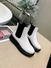 Haut d'hiver de luxe mi-mollet PNEU BOOT femmes plate-forme Chunky Lug semelle bottines dames Martin chaussons fête confort marche EU35-40