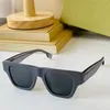 logo aste occhiali sole nero Bio-acetato Occhiali quadrati top quality Shades 4360 uomo donna protezione UV400 lenti pelle Acetato montatura astuccio panno scatola accessori