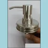 Liquid Seifenspender Badezimmerzubehör Bath Hausgarten Diy Mason Jar Pump Deckel und Kragen für Lotion Hy-04b Drop Lieferung 2021 UUWY7