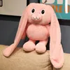 80cm Pullear Rabbit Dolls Giant New Creative Plush Toy Ears Strendeable Longlegged Rabbit Doll Girls Kids Sleep Pillow9976105