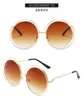 Солнцезащитные очки круглые негабаритные женские бренд -дизайнер Большой кружок