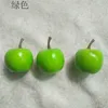 Party Supplies 3,5 cm konstgjorda falska skumfrukter och grönsaker grönt äpple för bröllopsdekoration scrapbooking simulering falska äpplen 456 d3