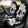 Автомобильное сиденье покрывает коровье фермер (набор 2) Универсальный фронт и аксессуар для внедорожника.